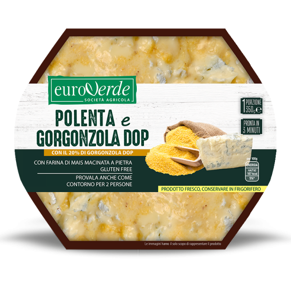 polenta e gorgonzola DOP Euroverde
